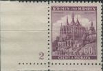Obrázek k výrobku 31013 - 1939, Protektorát, 029DČš, Krajiny, hrady a města (I. vydání): Karlštejn ∗∗ r