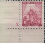 Obrázek k výrobku 31022 - 1939, Protektorát, 031DČš, Krajiny, hrady a města (I. vydání): Praha ∗∗ r