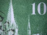 Obrázek k výrobku 31072 - 1948, Americká a Britská okupační zóna, 080wgWFV, Výplatní známka: Stavby - Kolínský dóm ⊙
