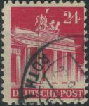 Obrázek k výrobku 31082 - 1948, Americká a Britská okupační zóna, 085wg, Výplatní známka: Stavby - Braniborská brána, Berlín ⊙