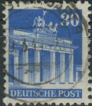 Obrázek k výrobku 31085 - 1948, Americká a Britská okupační zóna, 085wgWB, Výplatní známka: Stavby - Braniborská brána, Berlín ⊙