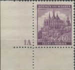 Obrázek k výrobku 31153 - 1939, Protektorát, 029DČú, Výplatní známka: Krajiny, hrady a města (I. vydání) - Karlštejn ∗∗ r