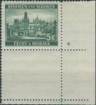 Obrázek k výrobku 31496 - 1939, Protektorát, 038KPDZ, Výplatní známka: Krajiny, hrady a města (I. vydání) - Praha - Karlův most ∗∗