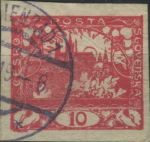 Obrázek k výrobku 31858 - 1919/1920, ČSR I, 0004a, Výplatní známka: Hradčany ⊙