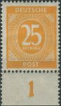 Obrázek k výrobku 31932 - 1946, Okupační zóny (společná vydání), 926o, Výplatní známka: I. kontrolní vydání ∗∗