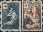 Obrázek k výrobku 32038 - 1954, Francie, 1004/1009, Výplatní známky: Krajinky ⊙