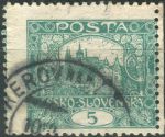 Obrázek k výrobku 32342 - 1919/1920, ČSR I, 004EVV, Výplatní známka: Hradčany ⊙