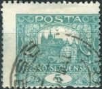 Obrázek k výrobku 32345 - 1919/1920, ČSR I, 004BVV, Výplatní známka: Hradčany ⊙