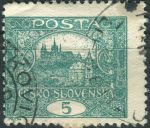 Obrázek k výrobku 32348 - 1919/1920, ČSR I, 004BVVIs/Ipa, Výplatní známka: Hradčany ⊙