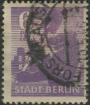Obrázek k výrobku 32555 - 1945, Okupační zóna Berlín a Braniborsko, 2A, Výplatní známka: Berlínský medvěd ⊙