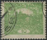Obrázek k výrobku 32665 - 1919/1920, ČSR I, 006A, Výplatní známka: Hradčany ⊙