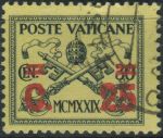 Obrázek k výrobku 32892 - 1929, Vatikán, 0001/0015, Výplatní známky: Papež Pius XI. ⊙