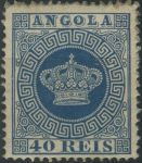 Obrázek k výrobku 32905 - 1875, Angola, 0004Ax, Výplatní známka: Koruna (∗)