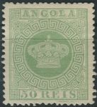Obrázek k výrobku 32906 - 1875, Angola, 0004Ax, Výplatní známka: Koruna (∗)
