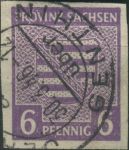 Obrázek k výrobku 32981 - 1945, Sovětská okupační zóna (Provincie Sasko), 075X, Výplatní známka: Znak provincie ⊙