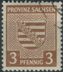 Obrázek k výrobku 32984 - 1945, Sovětská okupační zóna (Provincie Sasko), 073X, Výplatní známka: Znak provincie ⊙