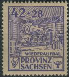 Obrázek k výrobku 32987 - 1946, Sovětská okupační zóna (Provincie Sasko), 089Ap, Obnova: Výroba lokomotiv ∗∗ ⊟