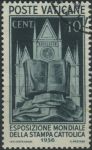 Obrázek k výrobku 33036 - 1936, Vatikán, 0051, Světová výstava katolického tisku: Zvonek a holubice ⊙