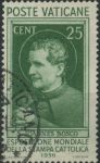 Obrázek k výrobku 33037 - 1936, Vatikán, 0052, Světová výstava katolického tisku: Kostel, knihy, noviny ⊙