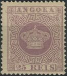 Obrázek k výrobku 33041 - 1875, Angola, 0007C, Výplatní známka: Koruna (∗)