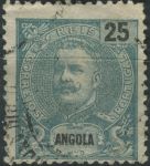 Obrázek k výrobku 33051 - 1898, Angola, 0040, Výplatní známka: Král Karel I. ⊙