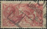 Obrázek k výrobku 33312 - 1918, Anglie, 0141III, Výplatní známka: Král Jiří V. a Britania ⊙