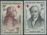 Obrázek k výrobku 33415 - 1958, Francie, 1224/1225, Červený kříž ∗∗