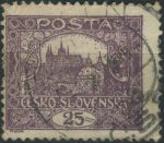 Obrázek k výrobku 33419 - 1919/1920, ČSR I, 011BVV, Výplatní známka: Hradčany ⊙