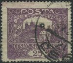 Obrázek k výrobku 33422 - 1919/1920, ČSR I, 011AVV, Výplatní známka: Hradčany ⊙