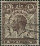 Obrázek k výrobku 33607 - 1929, Anglie, 0172X, 9. Kongres Světové poštovní unie, Londýn ⊙