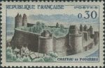 Obrázek k výrobku 33705 - 1960, Francie, 1283, Výplatní známka: Stavby - Katedrála v Laonu ∗∗