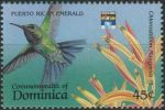 Obrázek k výrobku 33749 - 1992, Dominika, 1533, Mezinárodní výstava poštovních známek GENOVA ´92, Janov: Kolibříci - Glaucis hirsuta ∗∗