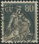Obrázek k výrobku 33845 - 1918, Švýcarsko, 0140, Výplatní známka: Sedící Helvetia ⊙