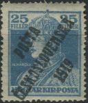 Obrázek k výrobku 33861 - 1919, ČSR I, 0120, PČ 1919: Výplatní známka z roku 1918 (král Karel IV.) ∗∗