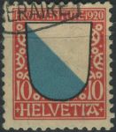 Obrázek k výrobku 33991 - 1919, Švýcarsko, 0151, \"Pro Jeventute\": Znaky - Obwalden ⊙
