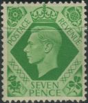 Obrázek k výrobku 34016 - 1939, Anglie, 0206X, Výplatní známka: Král Jiří VI. ∗