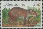 Obrázek k výrobku 34032 - 1990, Grenadské Grenadiny, 1267, Zvířata: Megalomys sp. ∗∗