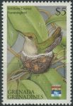 Obrázek k výrobku 34036 - 1992, Grenadské Grenadiny, 1567, Mezinárodní výstava poštovních známek GENOVA ´92: Kolibříci - Orthorhynchus cristatus ∗∗