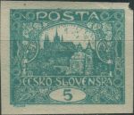 Obrázek k výrobku 34445 - 1919/1920, ČSR I, 0004p, Výplatní známka: Hradčany ∗∗