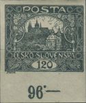 Obrázek k výrobku 34451 - 1919/1920, ČSR I, 0007p, Výplatní známka: Hradčany ∗∗