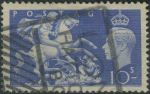 Obrázek k výrobku 34459 - 1951, Anglie, 0252, Výplatní známka: Král Jiří VI. a různá znázornění: Křídové skály v Doveru ⊙