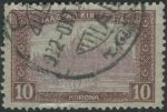 Obrázek k výrobku 34540 - 1917, Maďarsko, 0200/0207, Výplatní známky: Budova parlamentu (nápis MAGYAR KIR. POSTA) ⊙