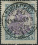 Obrázek k výrobku 34552 - 1924, Maďarsko, 0368, Výplatní známka: Budova parlamentu (nápis MAGYAR KIR. POSTA) ⊙
