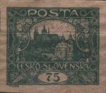 Obrázek k výrobku 34668 - 1919/1920, ČSR I, 0004ZT, Výplatní známka: Hradčany (∗)