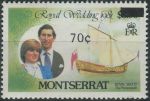 Obrázek k výrobku 34711 - 1981, Montserrat, 0465/0470A, Svatba prince Charlese a lady Diany Spencerové ∗∗