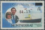 Obrázek k výrobku 34713 - 1983, Montserrat, 0516, Výplatní známka: Svatba prince Charlese a lady Diany Spencerové ∗∗