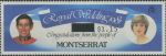 Obrázek k výrobku 34714 - 1983, Montserrat, 0519, Výplatní známka: Svatba prince Charlese a lady Diany Spencerové ∗∗