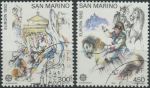 Obrázek k výrobku 34872 - 1981, San Marino, 1225/1226, EUROPA: Folklór ⊙