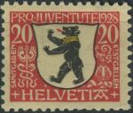 Obrázek k výrobku 34909 - 1928, Švýcarsko, 0229, Pro Juventute: Znaky - Lausanne ∗∗