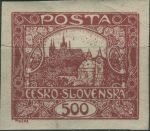 Obrázek k výrobku 34928 - 1919/1920, ČSR I, 0006FVV, Výplatní známka: Hradčany ∗∗
